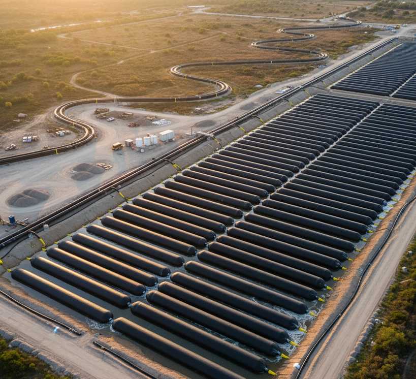 Geotextile tubes for sediment dewatering