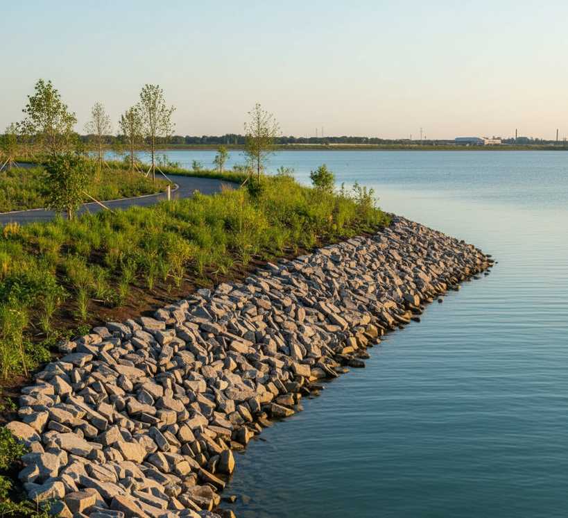 Erosion control and shoreline stabilization